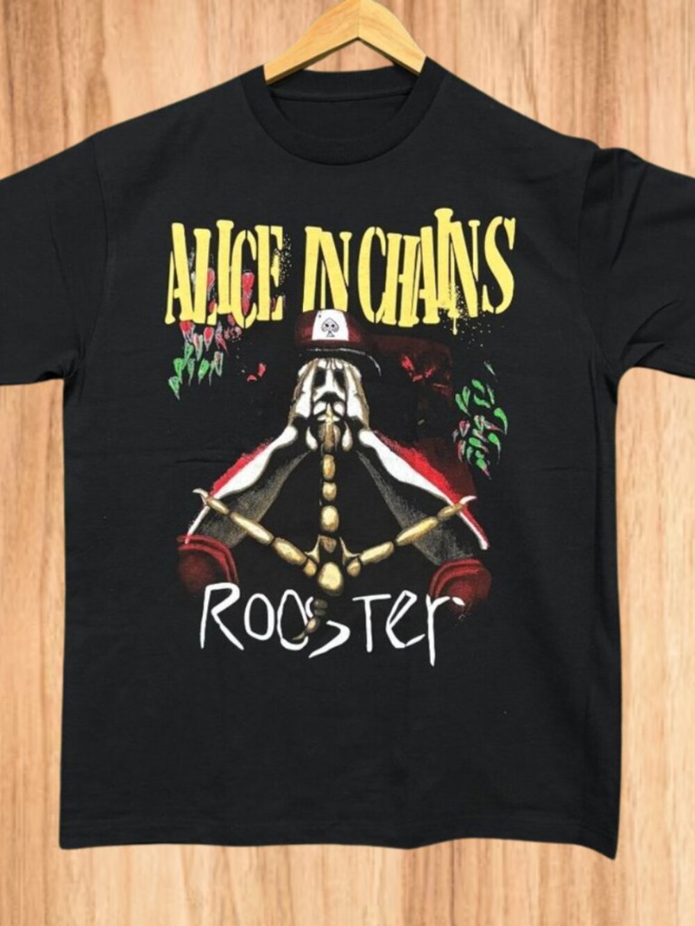 Alice In Chains Rooster Rock Band T-Shirt